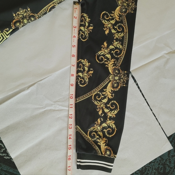Versace style jacket/bomber lightweight size M/L - Picture 9 of 12